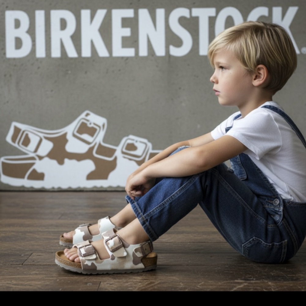 New in box authentic Birkenstock kids designer
sandals sz boys 11 Euro 29